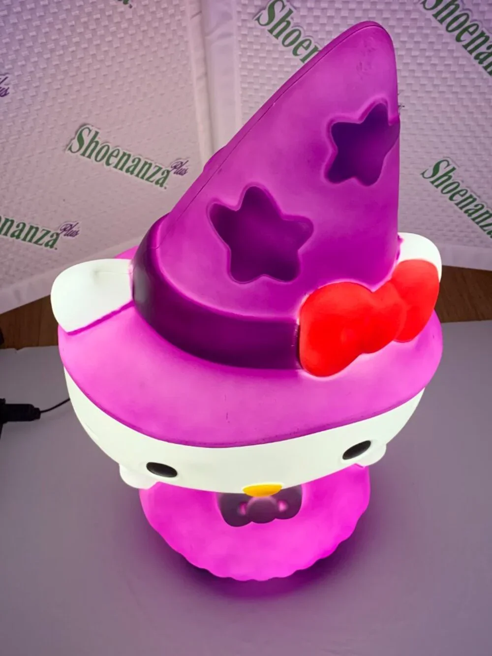 Gemmy Hello Kitty Witch Blow Mold Light Up Halloween Sanrio Decoration 22
